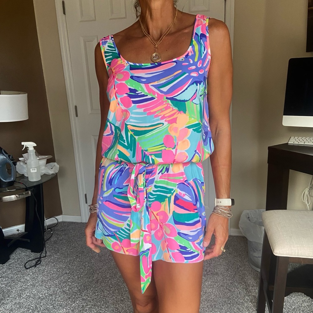 Lilly Pulitzer Colorful Tropical Jumpsuit